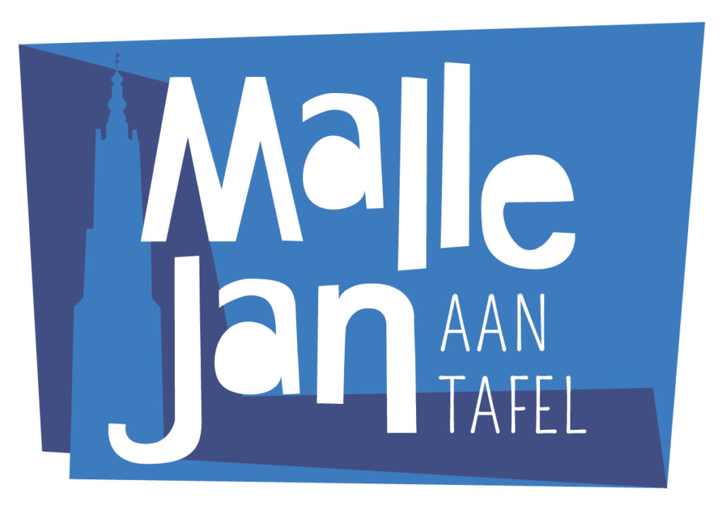 Ontwerp logo Mallejan aan tafel