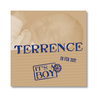 ontwerp geboortekaartje