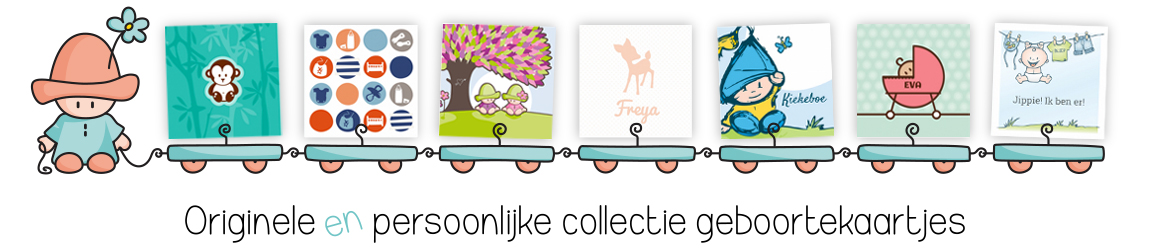 ontwerp geboortekaartje poppy creations poppycards